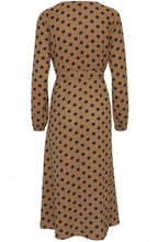 Spot Print Wrap Dress