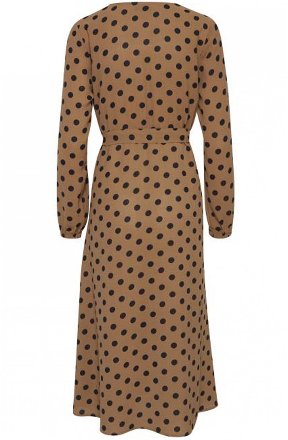 Spot Print Wrap Dress