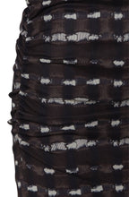 Starry Java Mix Sheer Sleeved Dress
