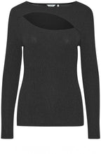 Stily Black Slash Front Top
