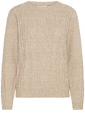 String Melange Cable Knit Jumper