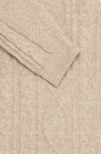 String Melange Cable Knit Jumper