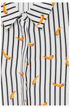 Striped Chilli Print Shirt