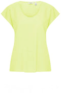 Sunny Lime Linen Mix Blouse
