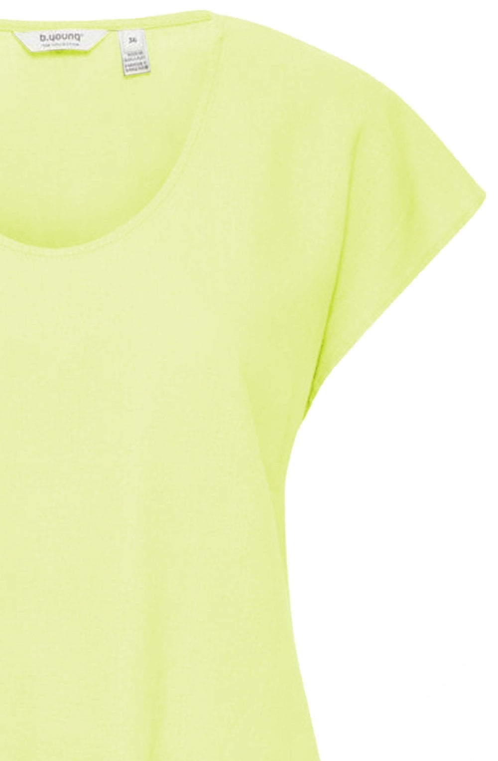 Sunny Lime Linen Mix Blouse