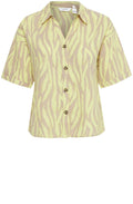 Sunny Lime Linen Mix Shirt