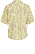 Sunny Lime Linen Mix Shirt
