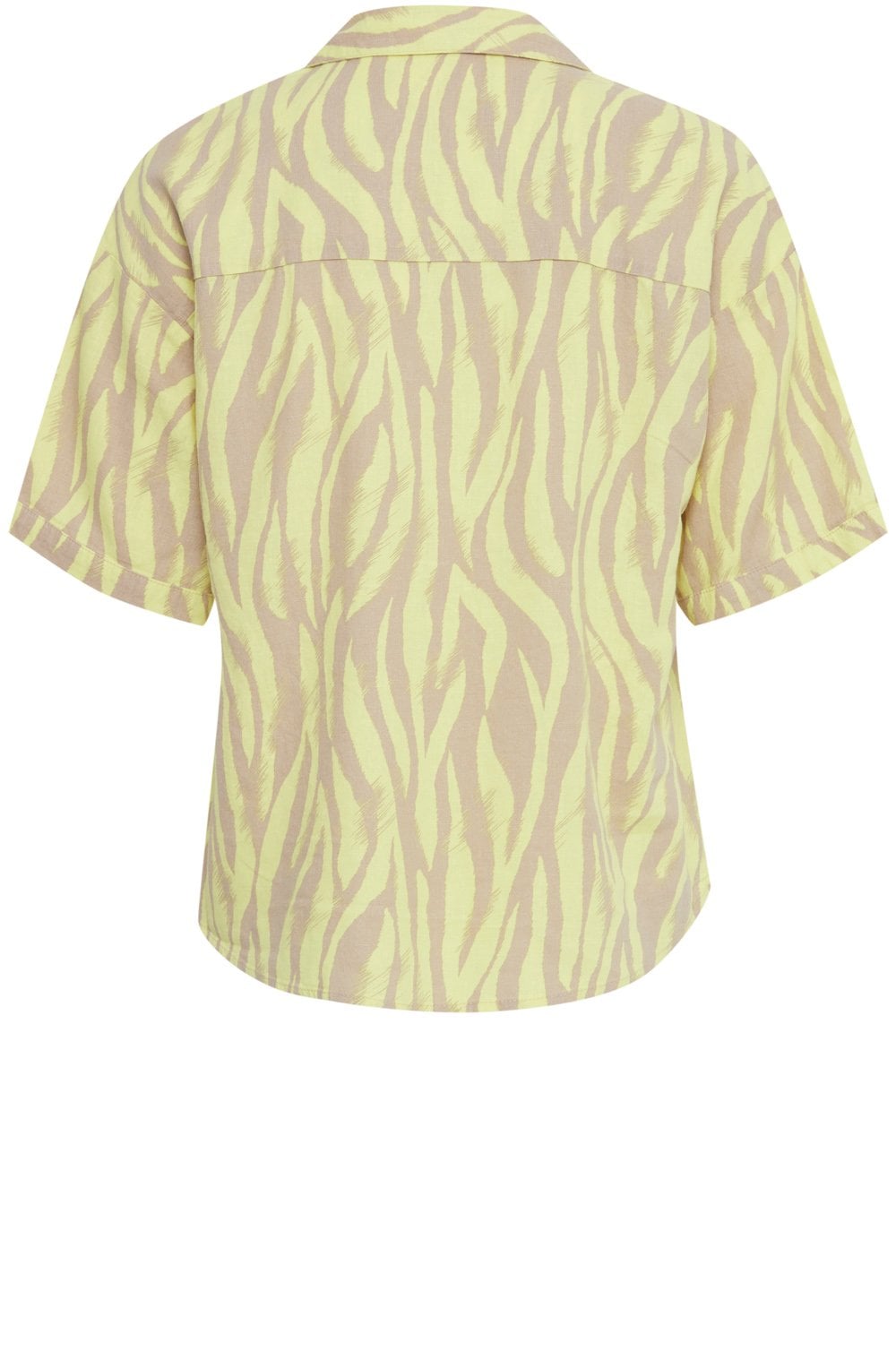Sunny Lime Linen Mix Shirt