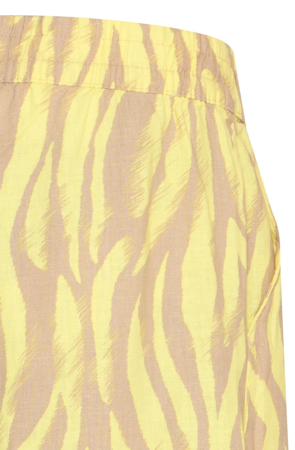 Sunny Lime Linen Mix Shorts