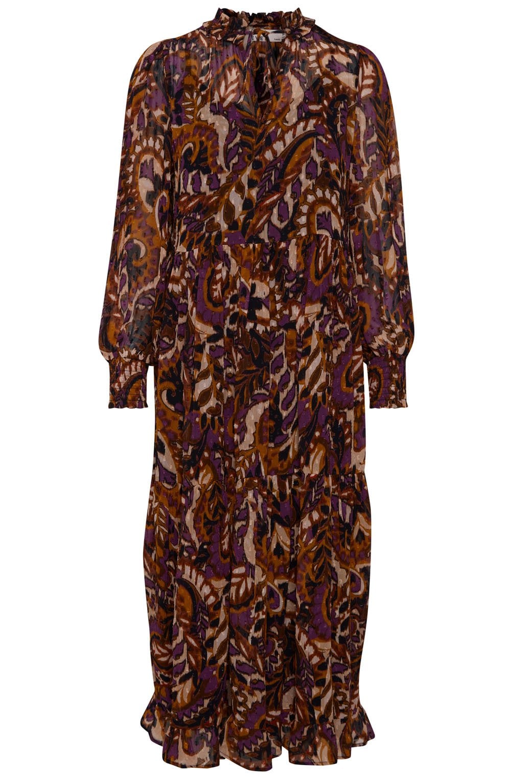 Sunset Purple Jasmin Midi Dress