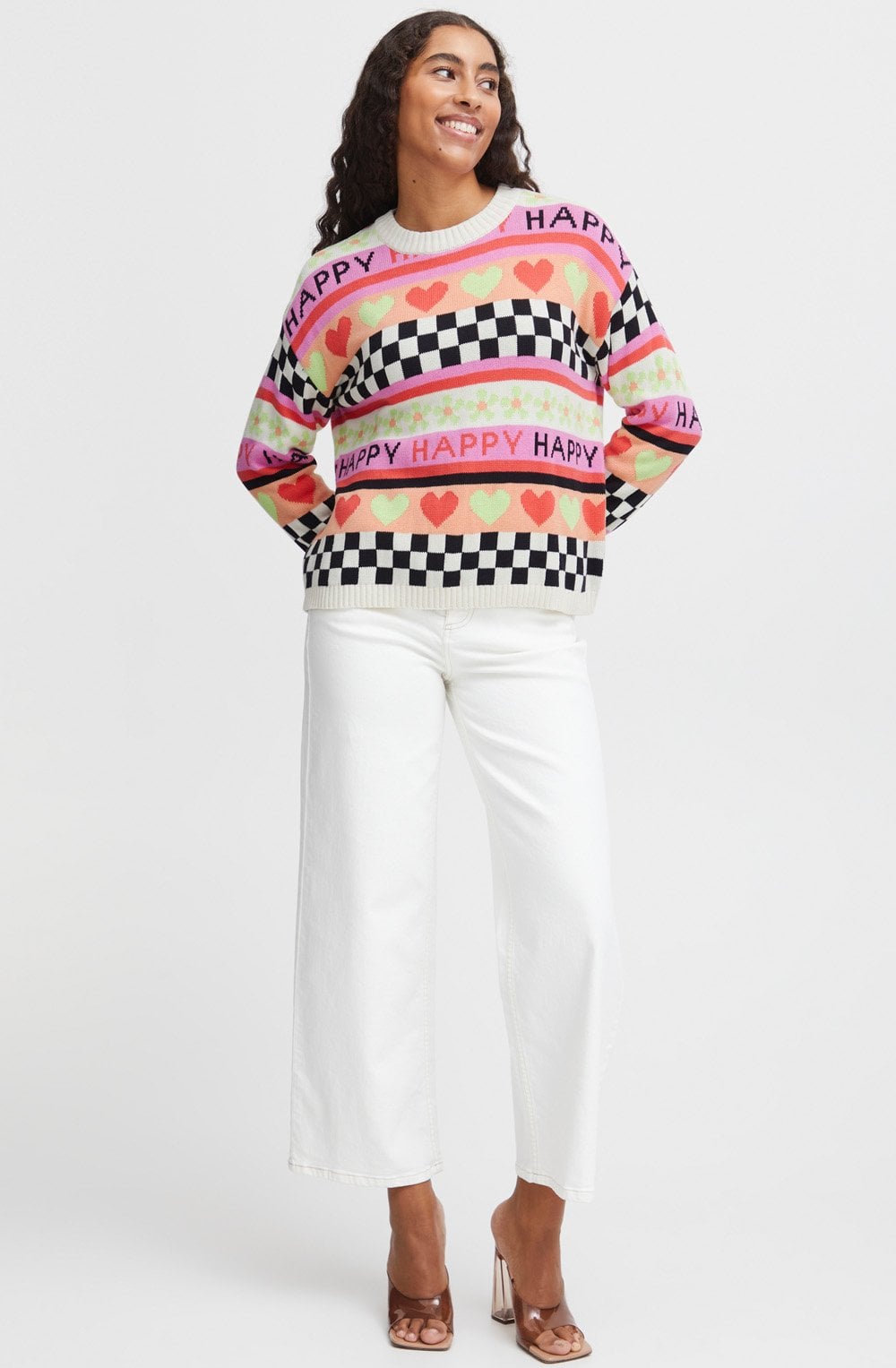 Super Pink Happy Jumper