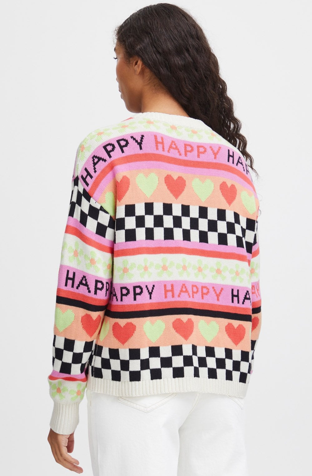 Super Pink Happy Jumper