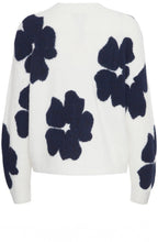 Super Soft Marshmallow and Navy Floral Jumper