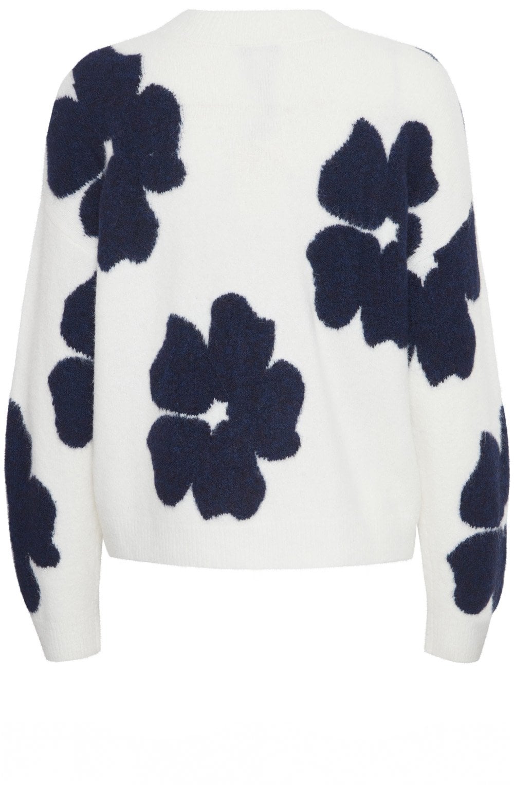 Super Soft Marshmallow and Navy Floral Jumper