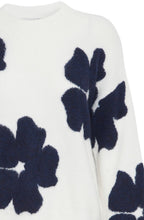 Super Soft Marshmallow and Navy Floral Jumper