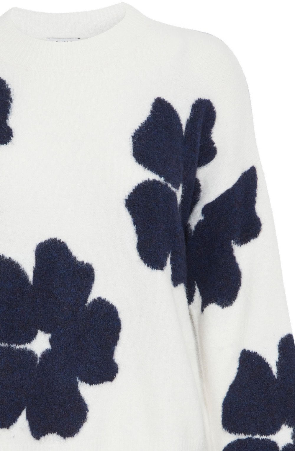 Super Soft Marshmallow and Navy Floral Jumper