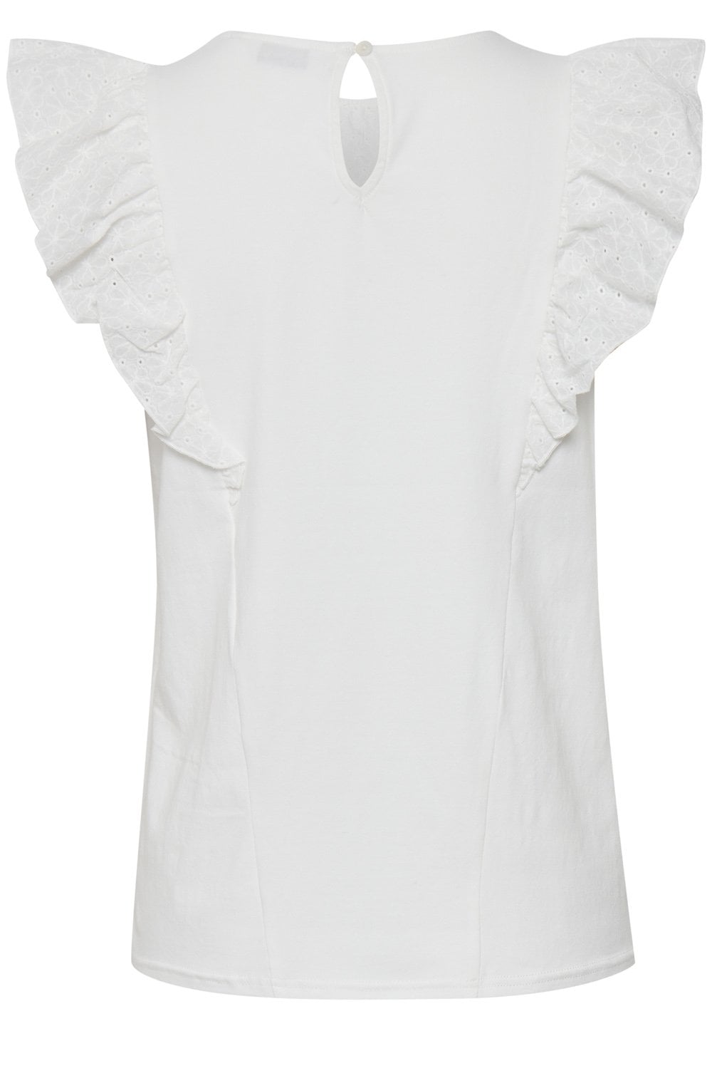 Tallulah Off White Broderie Anglaise Top