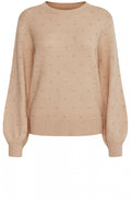 Tan Embossed Spot Jumper
