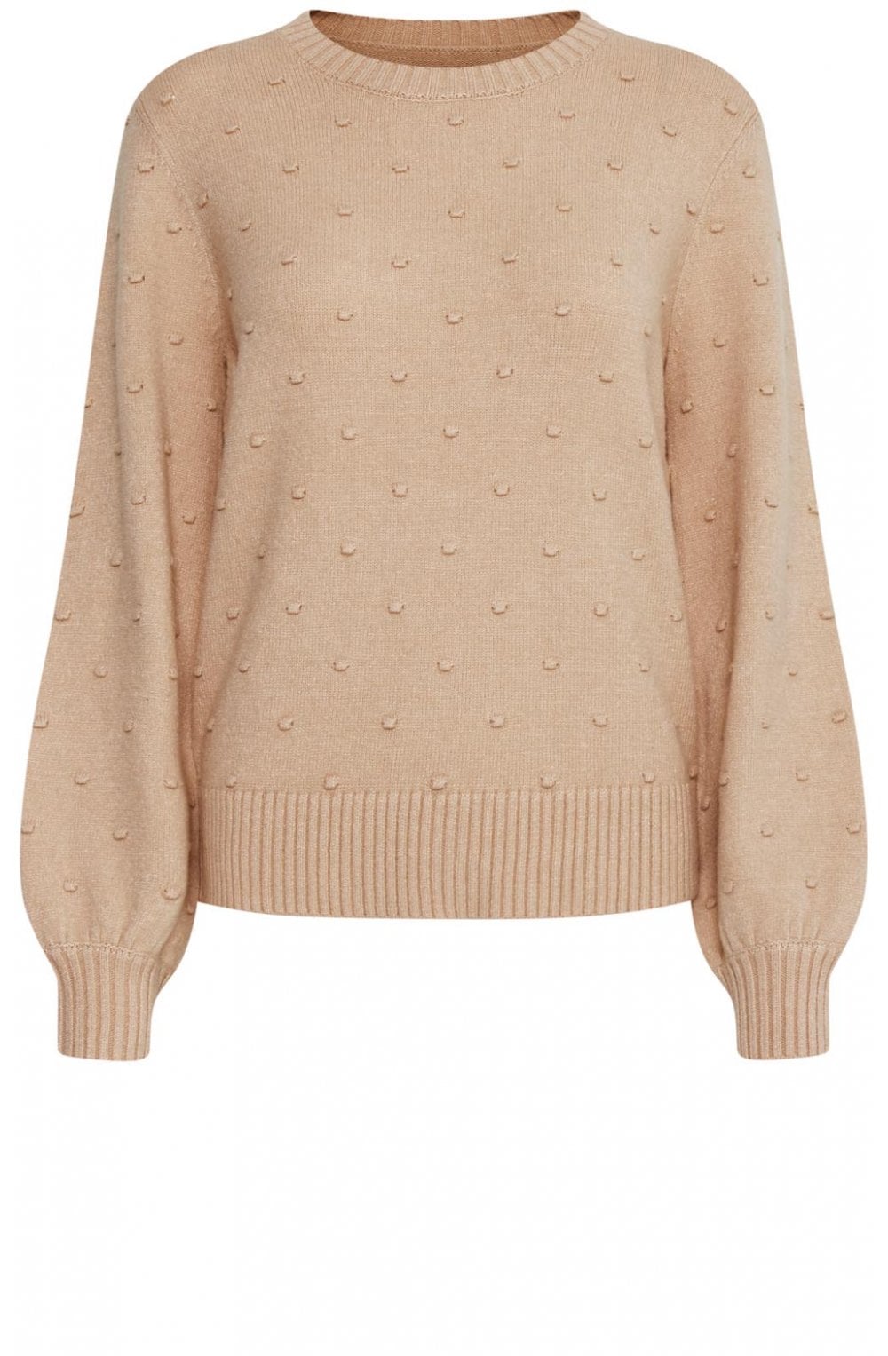 Tan Embossed Spot Jumper