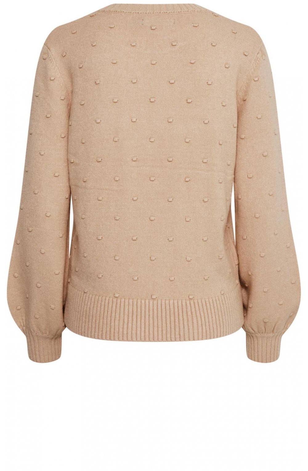 Tan Embossed Spot Jumper