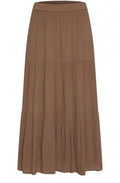 Tan Maxi Skirt