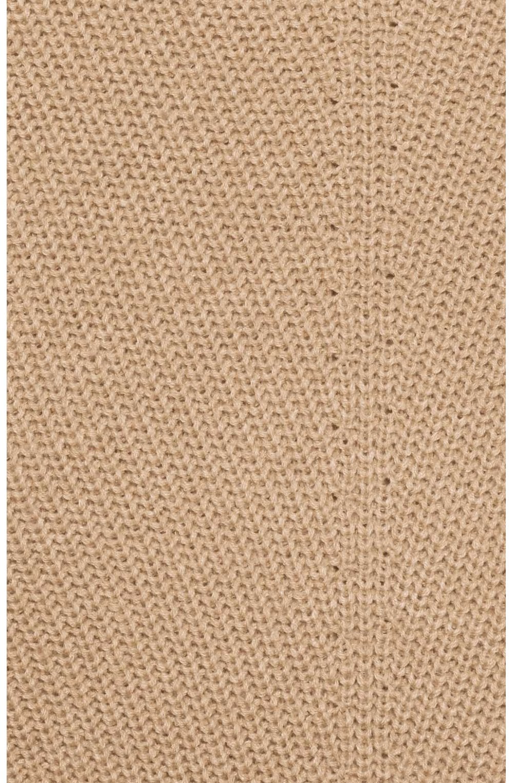 Tan Ribbed Knit Jumper