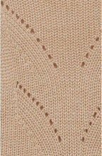 Tan Ribbed Knit Jumper