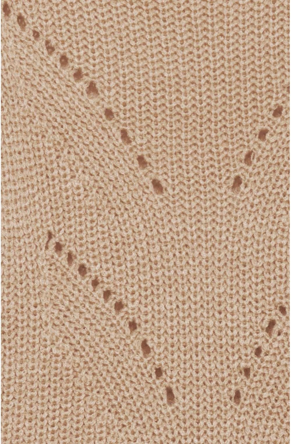 Tan Ribbed Knit Jumper