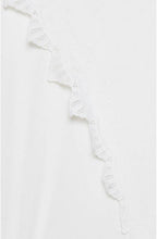 Tatara White Frill Sweatshirt