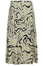 Tea Abstract Animal Print Skirt