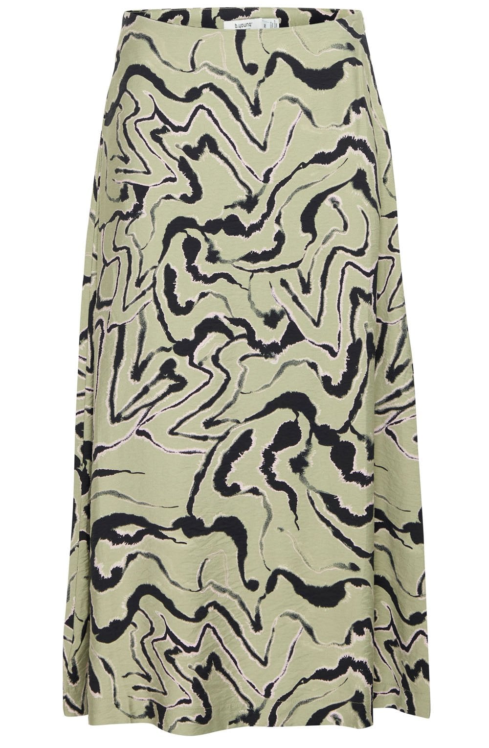 Tea Abstract Animal Print Skirt