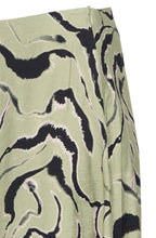 Tea Abstract Animal Print Skirt