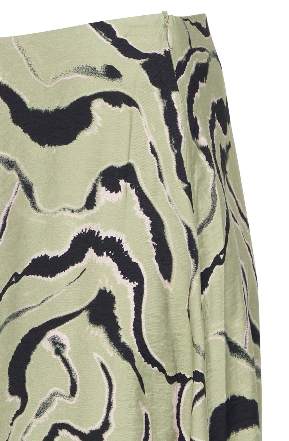 Tea Abstract Animal Print Skirt