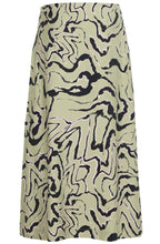 Tea Abstract Animal Print Skirt