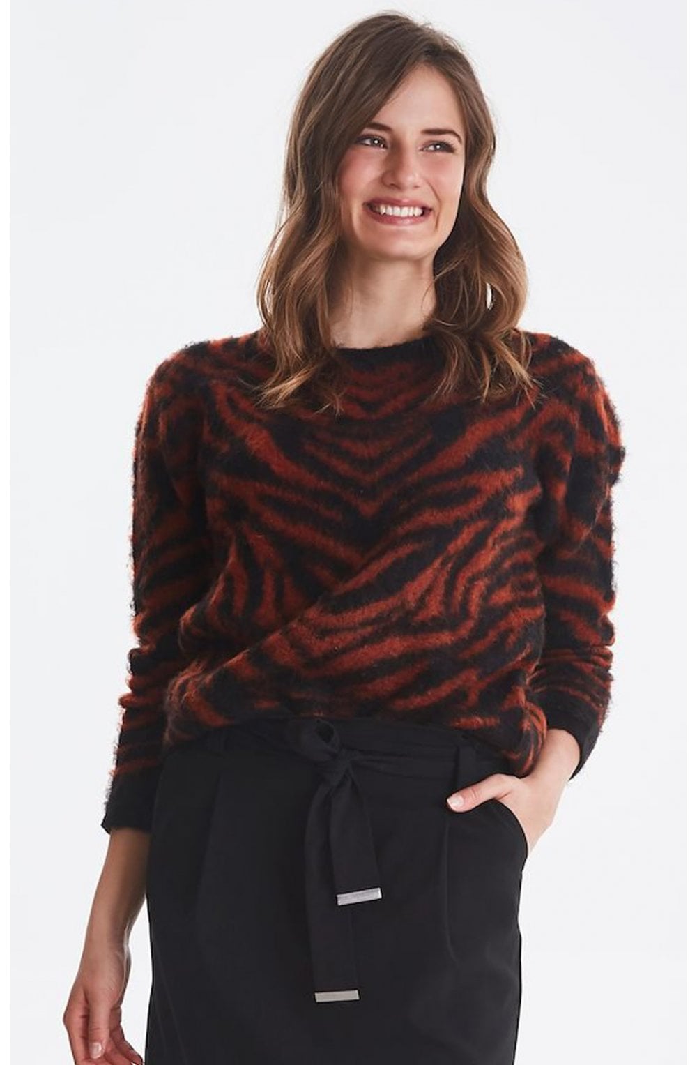 Tiger Print Jumper