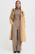 Tiger's Eye Leopard Lined Waterproof Coat