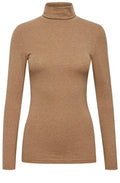 Tiger's Eye Pamila Polo Neck Top