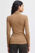 Tiger's Eye Pamila Polo Neck Top