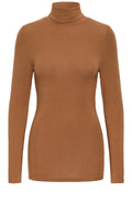 Toffee Roll Neck Top