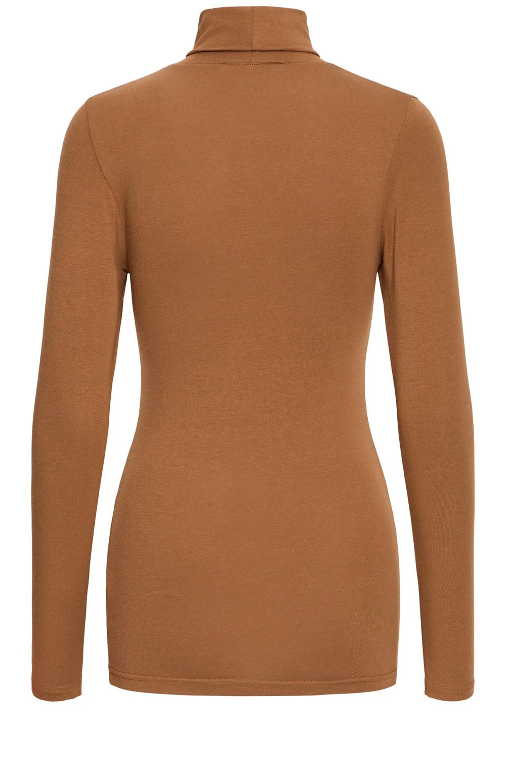 Toffee Roll Neck Top