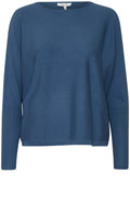 True Navy Batwing Relaxed Jumper