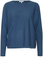 True Navy Batwing Relaxed Jumper