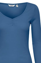 True Navy Lettuce Trim Top