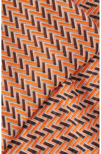 Tulip Orange Patterned Scarf