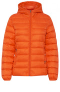 Tulip Orange Quilted Jacket