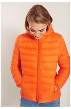 Tulip Orange Quilted Jacket