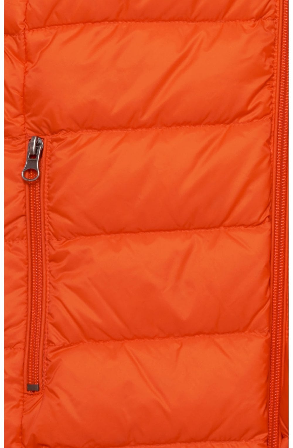 Tulip Orange Quilted Jacket