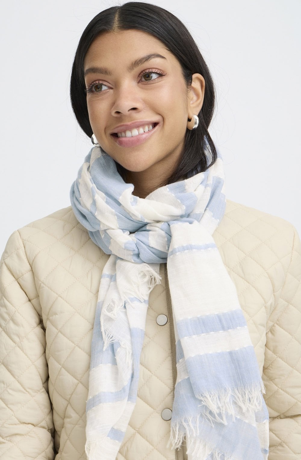 Viobby Della Robbia Blue Lightweight Scarf