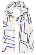 Wallam Birch Geo Frayed Edge Scarf