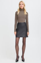 Walnut Melange Roll Neck Top
